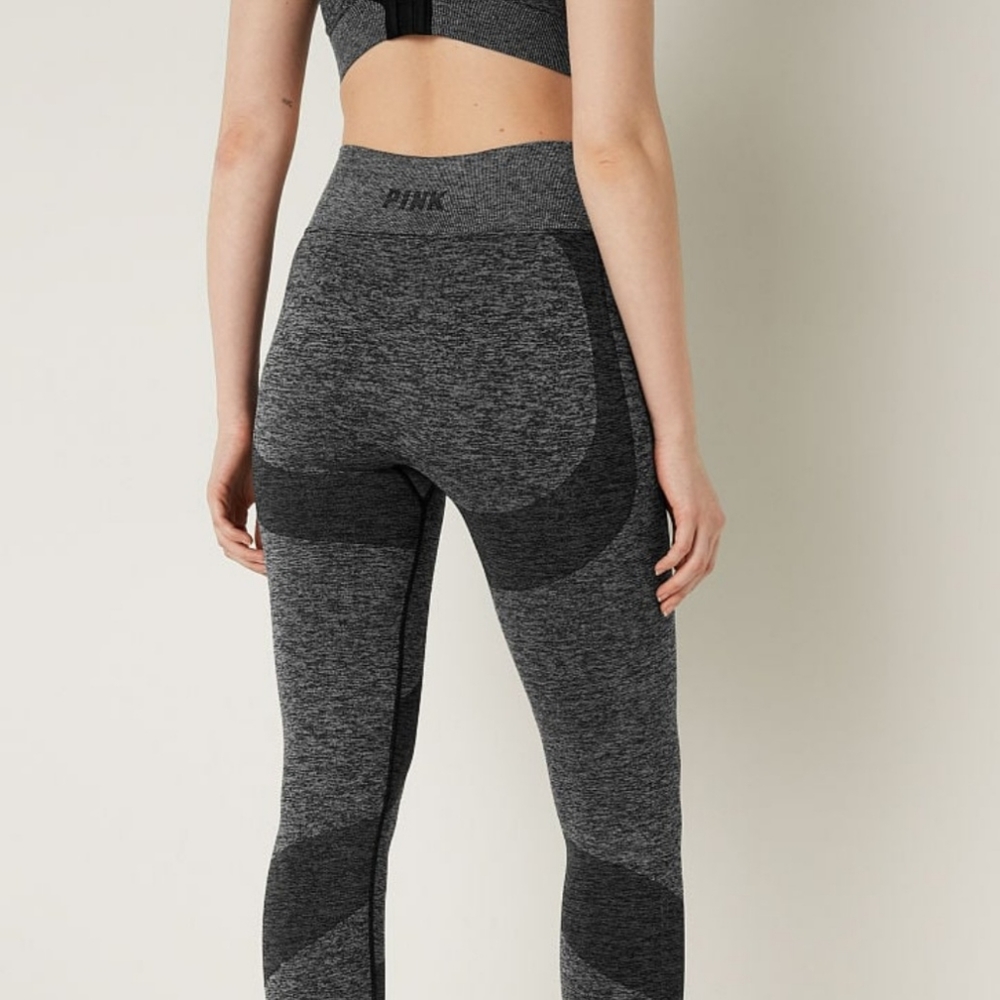 (NWOT) PINK XS Charcoal GRAY Leggings - NEW/NEVER WORN